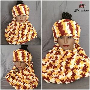 Earmuff/Headwrap with Neck Cowl